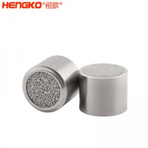 廠家定制0.2-90微米多孔金屬氣體傳感器防爆外殼，隔火焰耐腐蝕316L不銹鋼防爆片