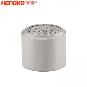 廠家定制0.2-90微米多孔金屬氣體傳感器防爆外殼，隔火焰耐腐蝕316L不銹鋼防爆片