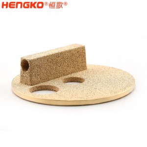 恒歌金屬微米多孔粉末燒結(jié)黃銅、青銅、銅濾芯濾筒 按需設(shè)計(jì)各規(guī)格銅濾芯過(guò)濾器