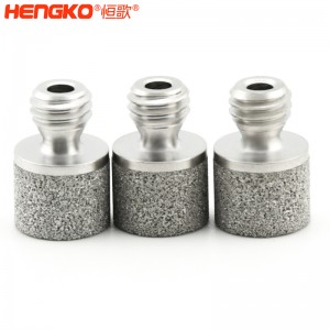 恒歌316L不銹鋼濾芯擴散石流量大溶氧率高,應(yīng)用于魚塘增氧