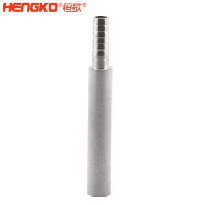 廠家批量生產不銹鋼粉末燒結曝氣頭擴散器 孔隙率高流通速度快，用于臭氧發生器